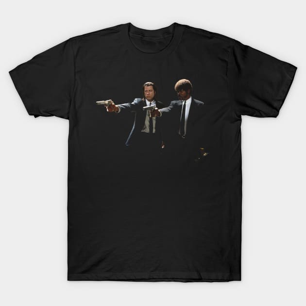 Vincent Vega And Jules Winnfield Pulp Fiction T-Shirt by Bevatron